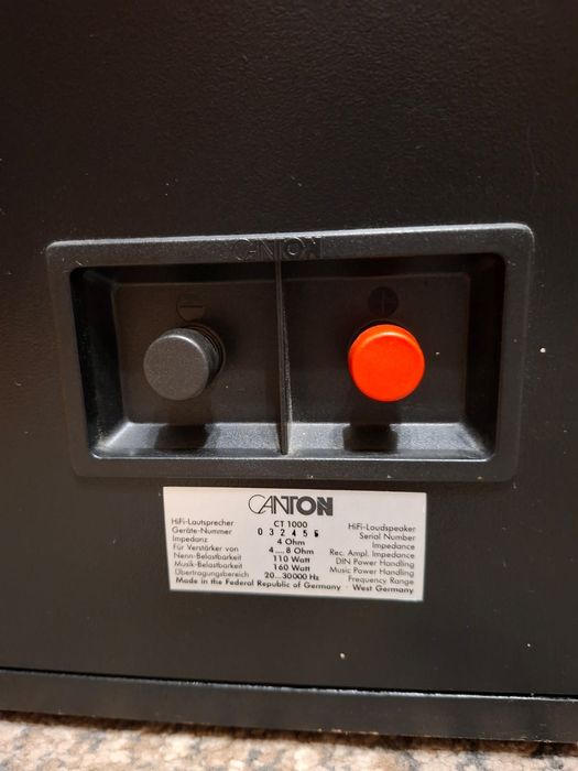 Boxe de top Canton ct1000 mk2