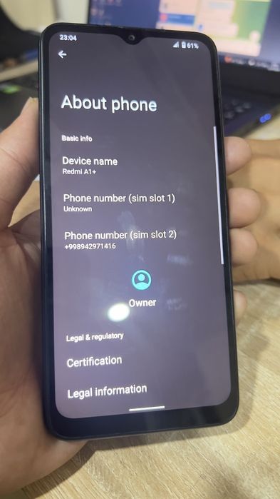 Redmi A1+ blask Urganch
