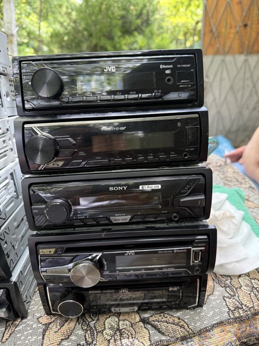 CD за кола Pioneer, Sony, Alpine и JVC – Bluetooth, USB, AUX – Работещи