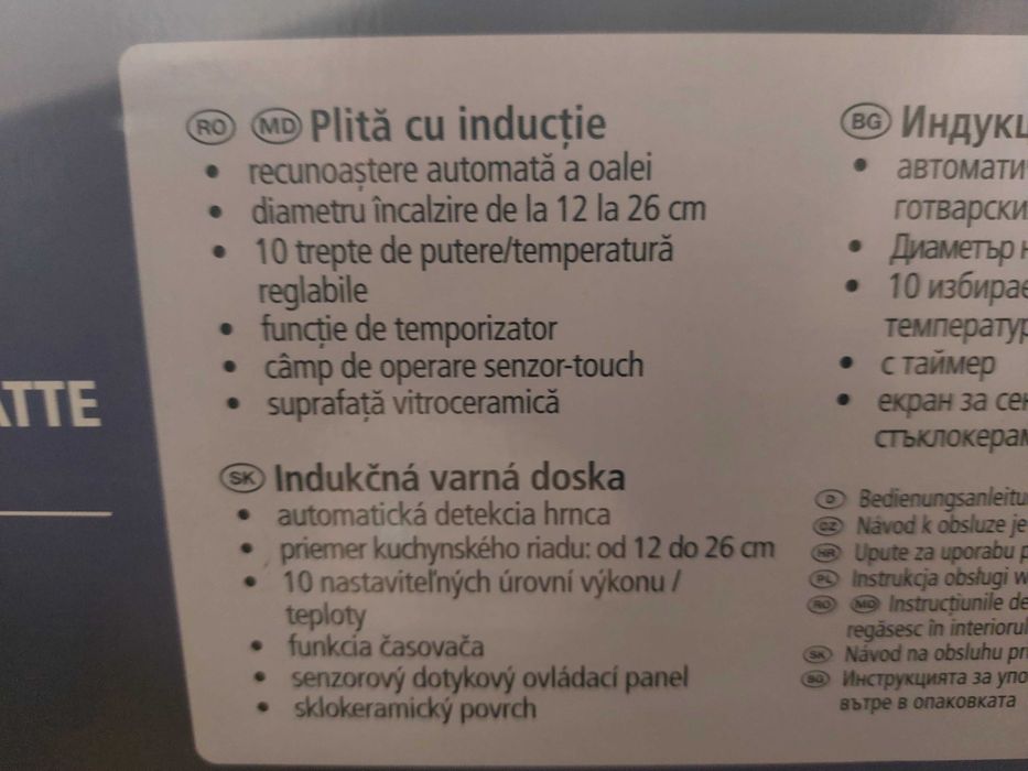 Plita pe inductie Swich On