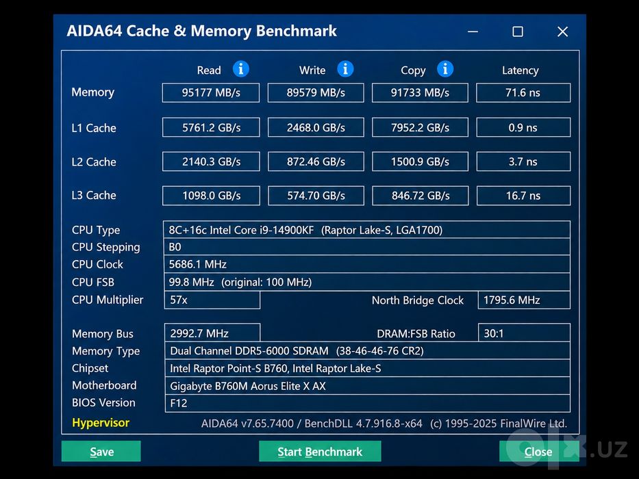 64gb ddr5 6000Mhz T-Force Delta RGB 2x32gb CL38.
