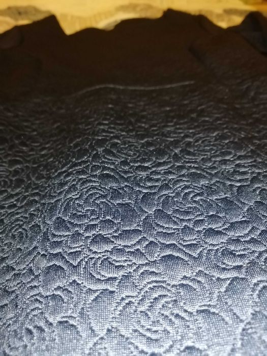 Елегантена тъмно синя рокля, размер М