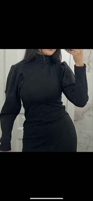 Платье  черное длинное