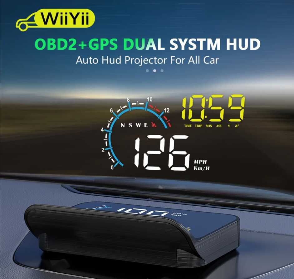 Бортовой компьютер-HUD-M12 OBD2 модель для всех автомобилей - оригинал: 516  225 сум - Аксессуары для авто Ташкент на Olx