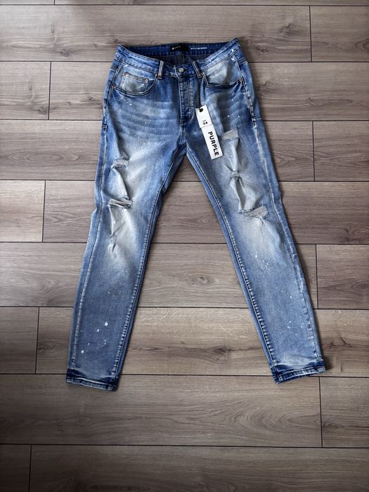 Blugi slim fit albastri