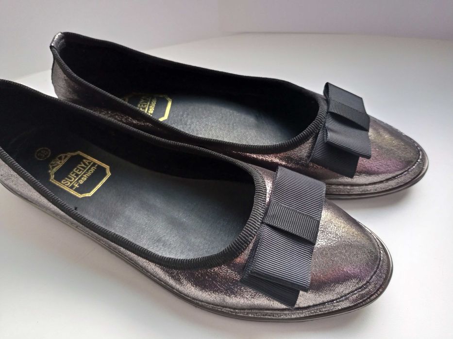 Балетки тканевые. Новые. Размер 37-38