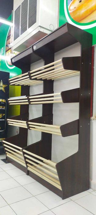 Стеллажи, универсальные торговые стеллажи на заказ, в магазин, стил