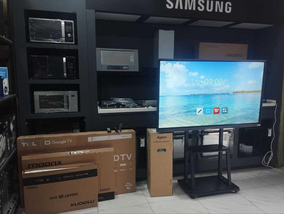 Интерактивная доска 55/98 4К доставка БЕСПЛАТНО, УСТАНОВКА ЕСТЬ