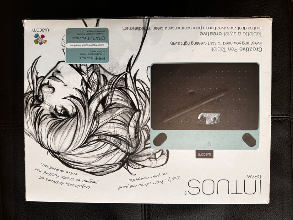 Графичен таблет Wacom Intuous Draw Син