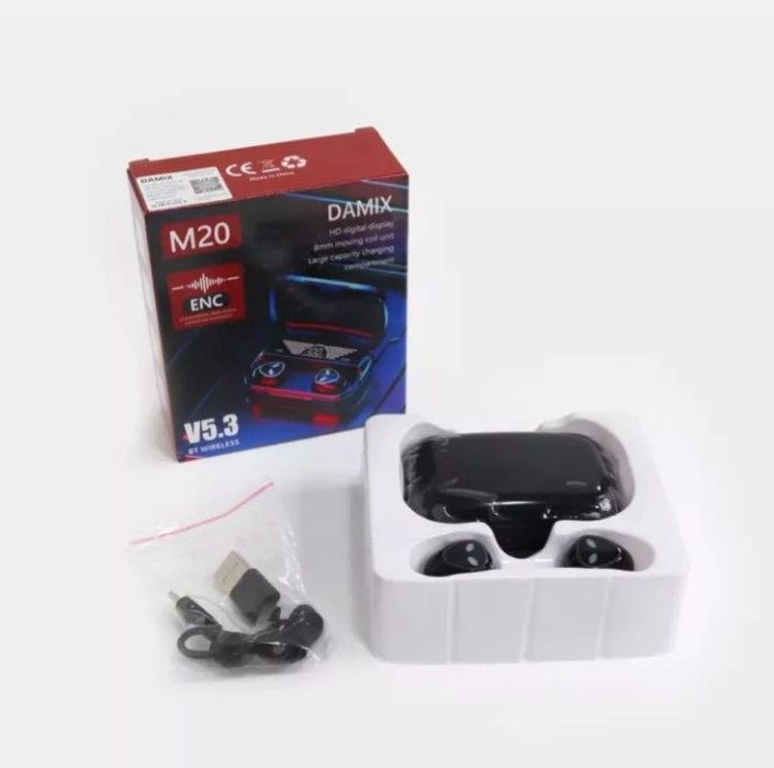Power bank va M20 simsiz quloqchini