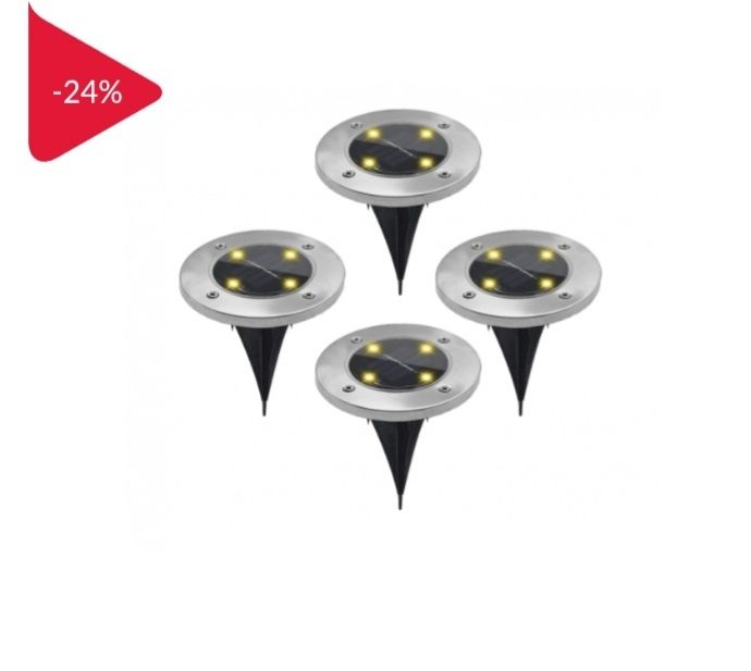 Set 4 lampi solare de gradina