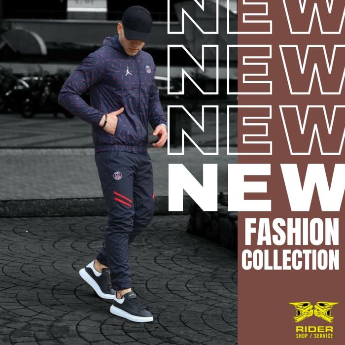 Скидка 20% Мужской спортивный костюм