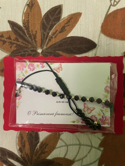 Brațara cu 11 bilute aur 14k