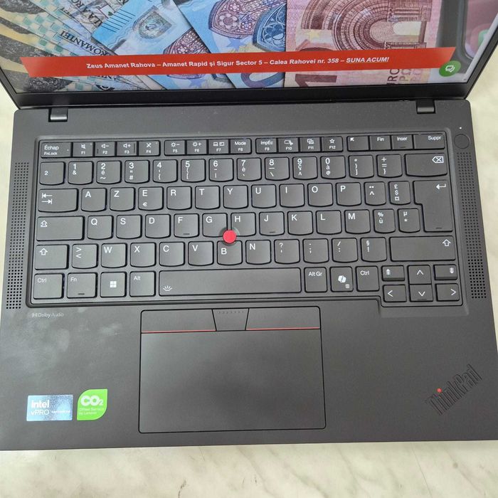 Lenovo Thinkpad T14 Gen 5 Ultra 7 165u 32gb 256gb fara incarcator Zeus Amanet Rahova 35260