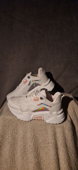 Sneakers roz holografic, 38 , NOI,DARK SEER,comozi
