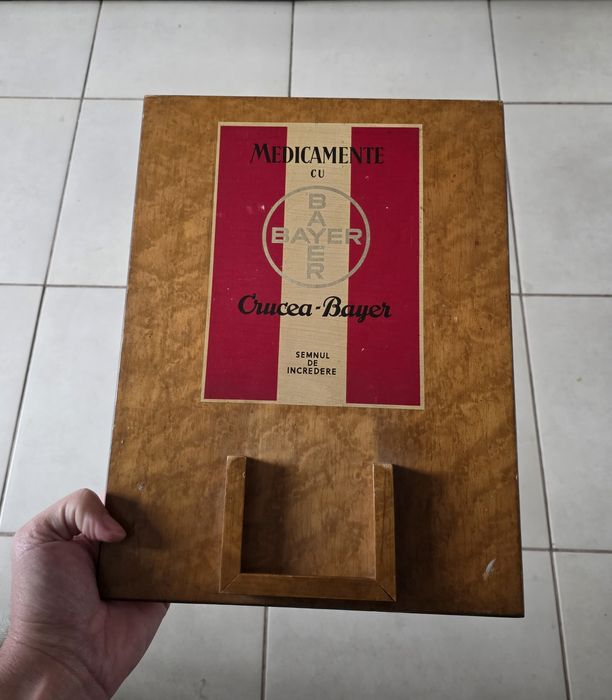 Reclama Veche Romaneasca Perioada Interbelica Bayer Decoratiune