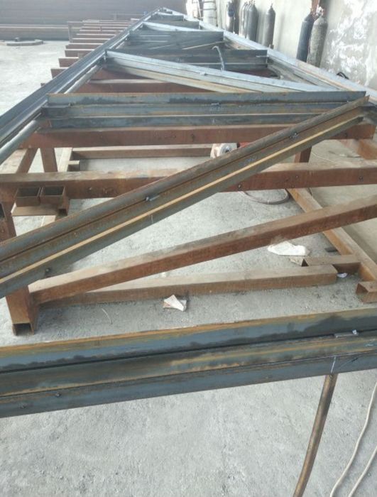 Tom va naveslar Изготовление металлических фермы / Metall fermalar is