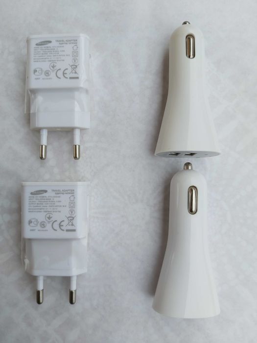 Set incarcatoare retea 5v/2a si auto usb dual 2.1A +1A