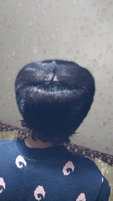 Мужская меховая шапка ушанка