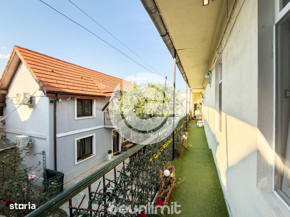 Apartament ultracentral | 2 camere | balcon 20 Mp | Pod pe toata supra