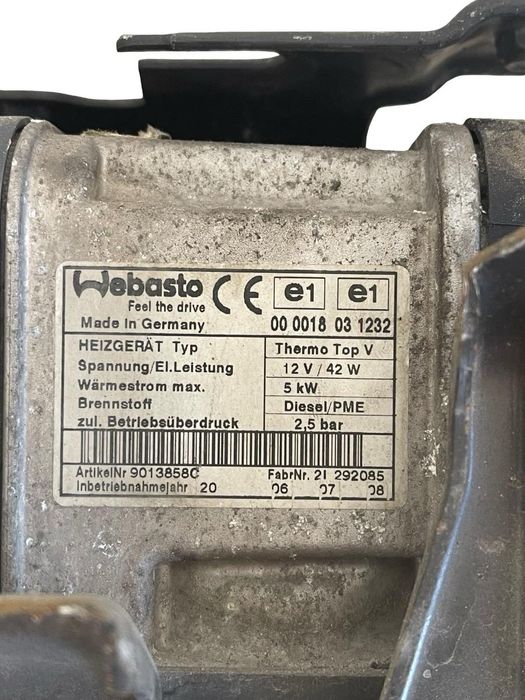 Webasto VOLKSWAGEN TOURAN 1T1, 1T2 2003 - 2010 1.9 TDI BXE 1K0815065AF