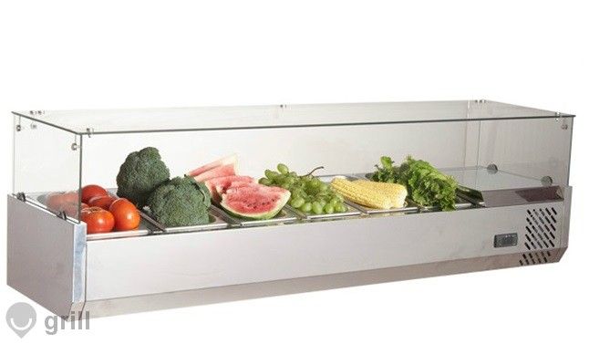 Well Maxi хладилна витрина за салати тип Бен-мари