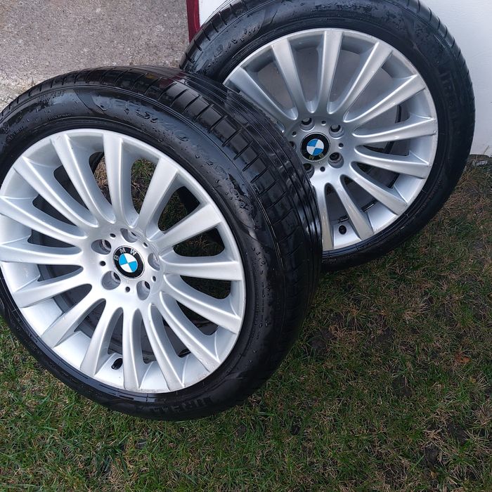 Vand jante BMW  + cauciucuri Pirelli - set complet