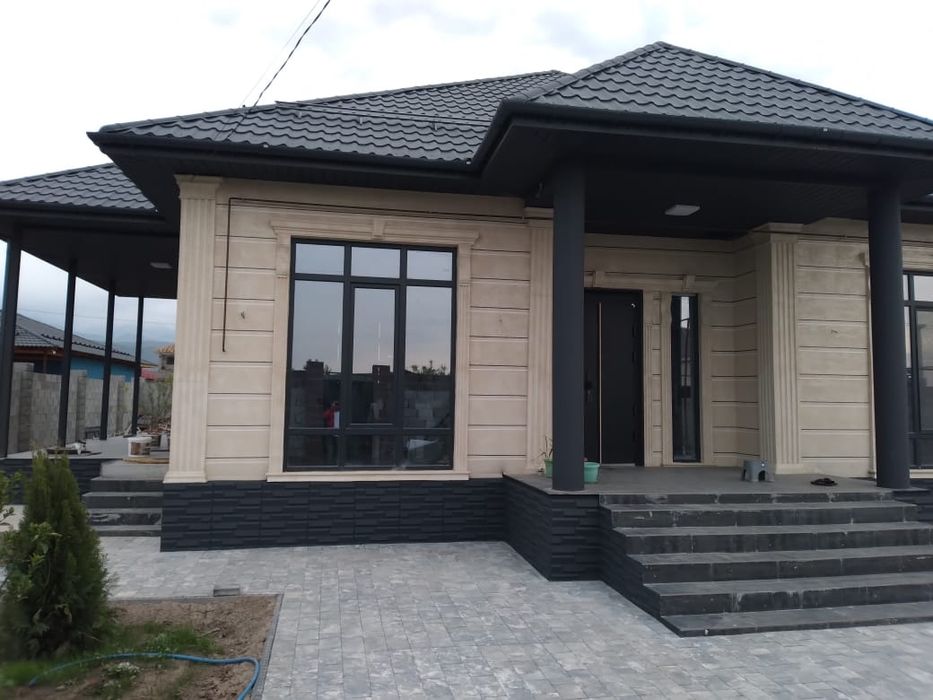 Фасад житкий травертин