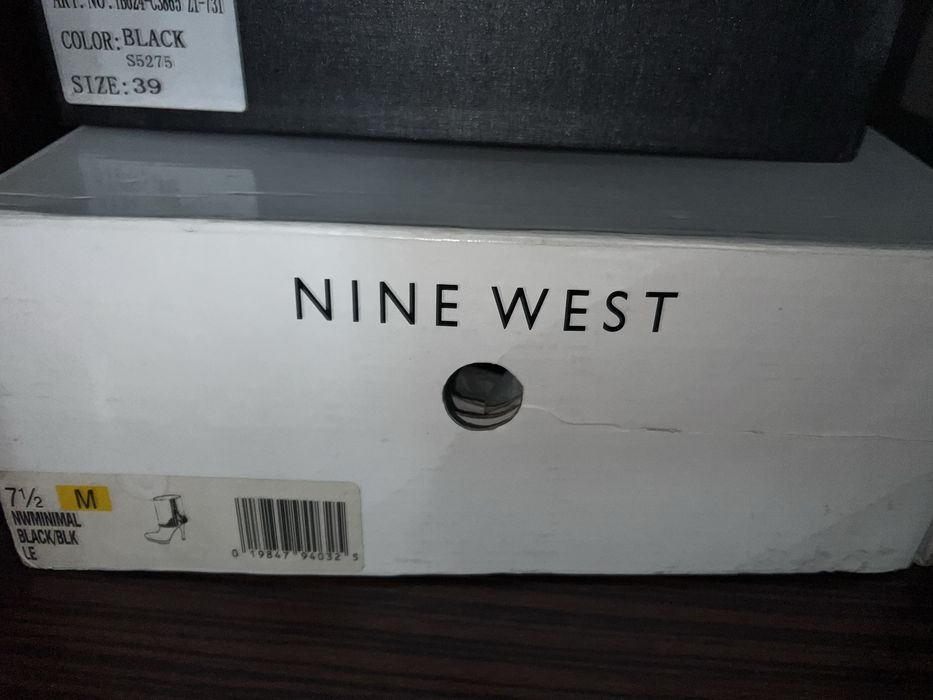 Сапоги Nine West осенние, с шипами 38 размер