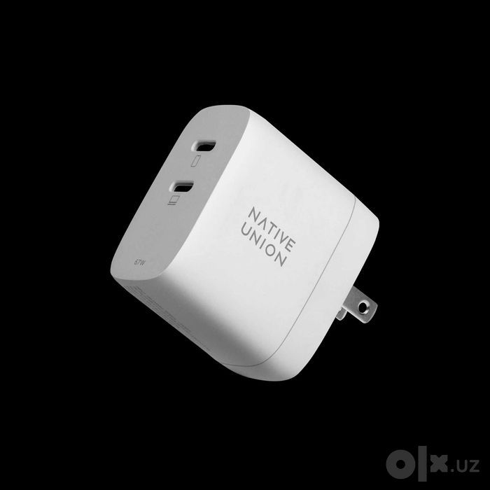 Сетевое зарядное устройство Native Union Fast GaN Charger 2 USB-C, PD