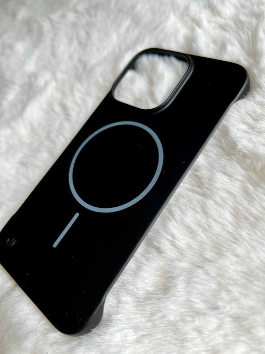 кейс, твърд гръб за IPHONE 13 PRO ,  черен, ултратънък