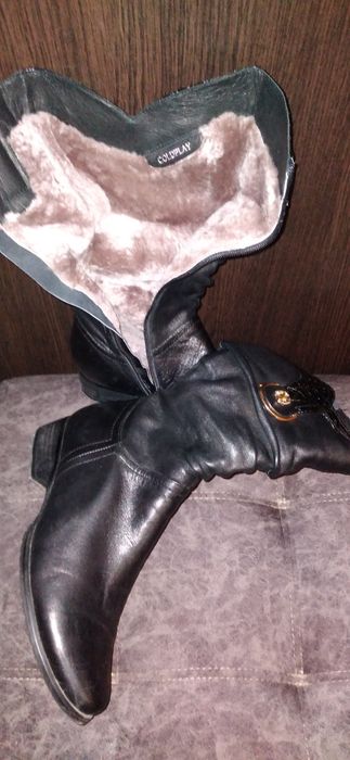 Сапоги зимние из натуральной кожи, 36р