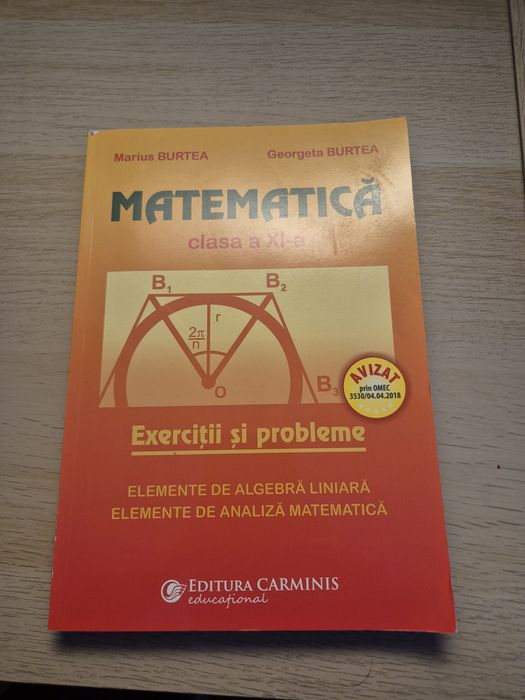 Culegere matematica clasa a 11-a, Burtea
