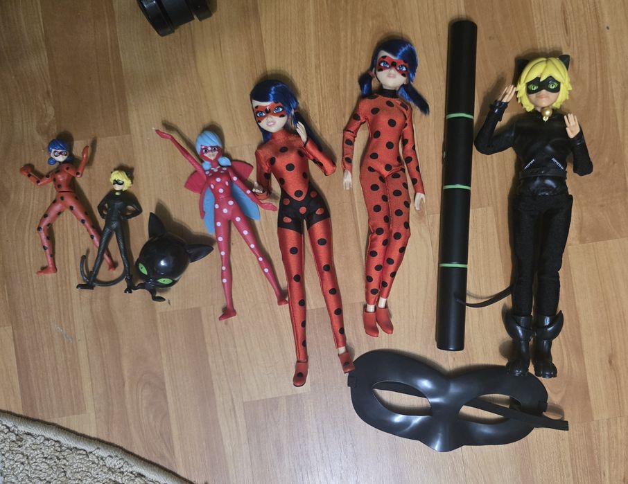 Păpuși si figurine cat noir si buburuza