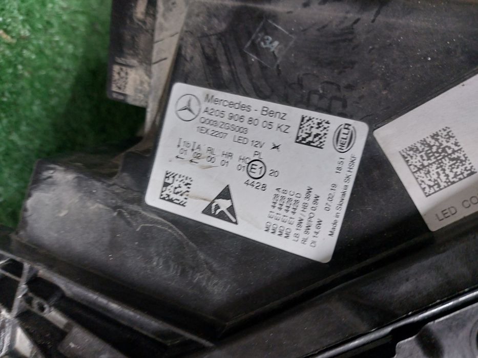 faruri far stanga dreapta originale mercedes c w205 facelift full led