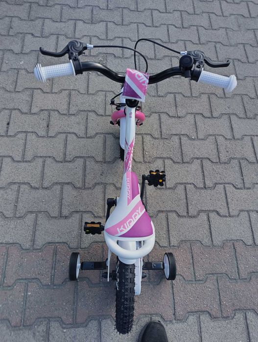 Велосипед 14" ALICE бял