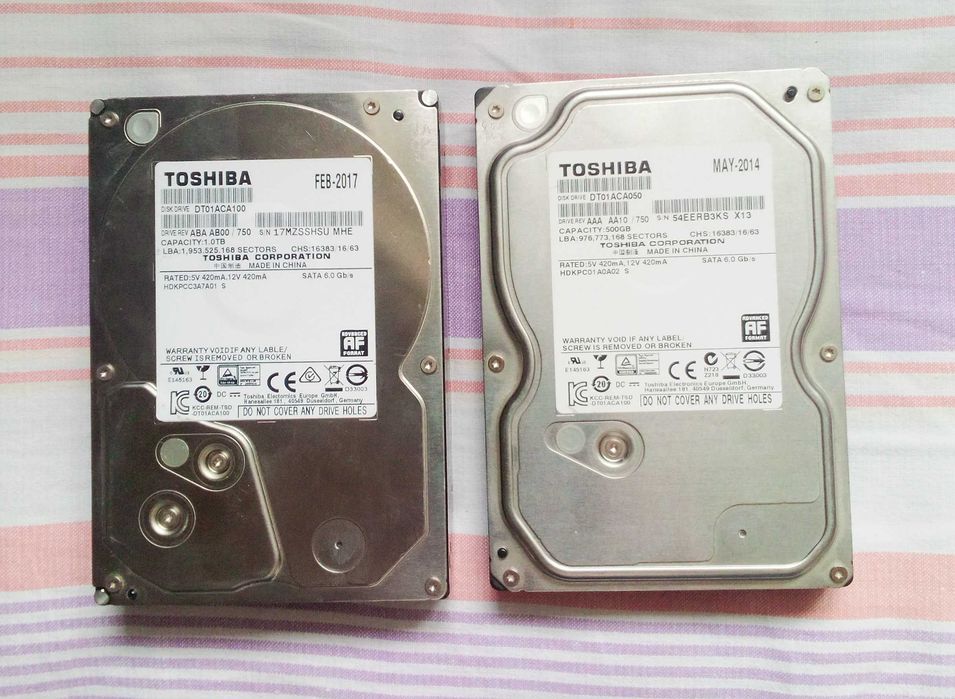 HDD обьем на 500