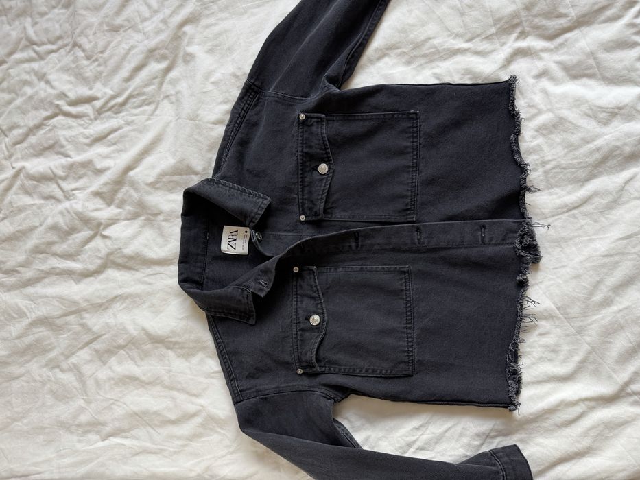Джинсовка рубашка Zara женская
