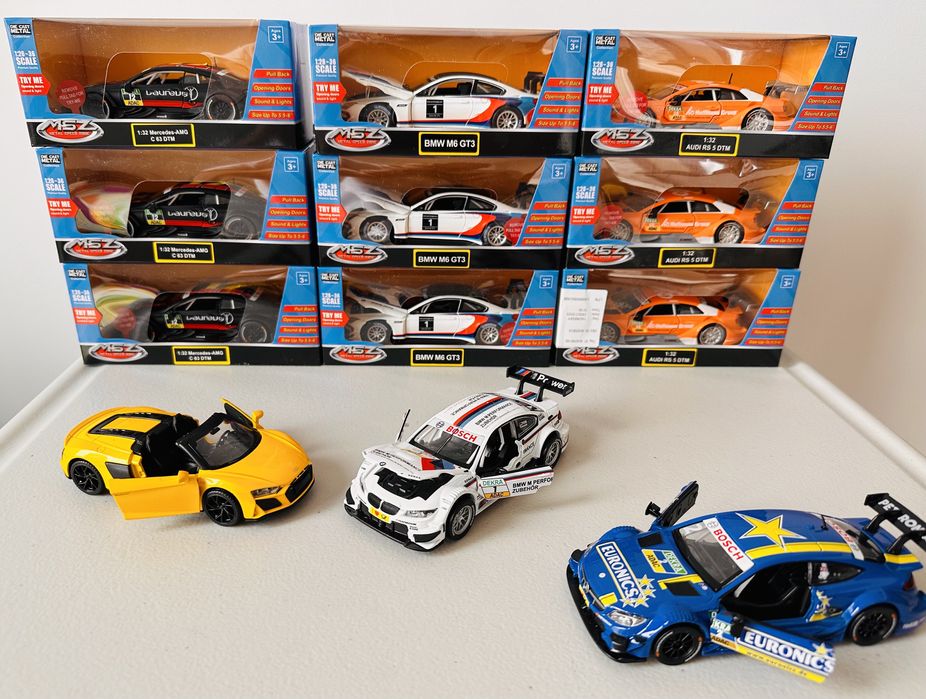 Masinuta Metalica BMW M6 GT3 cu Lumini & Sunete