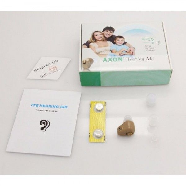 Слухов апарат AXON К55 с чист звук - влагоустойчив