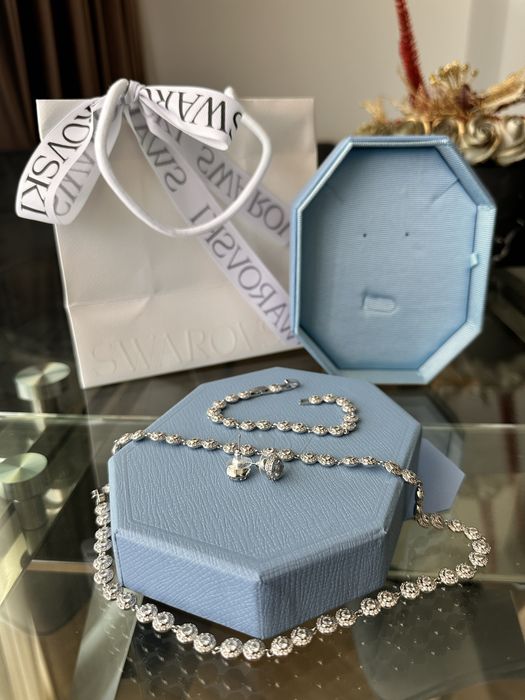 Set Swarovski Angelic Argintiu