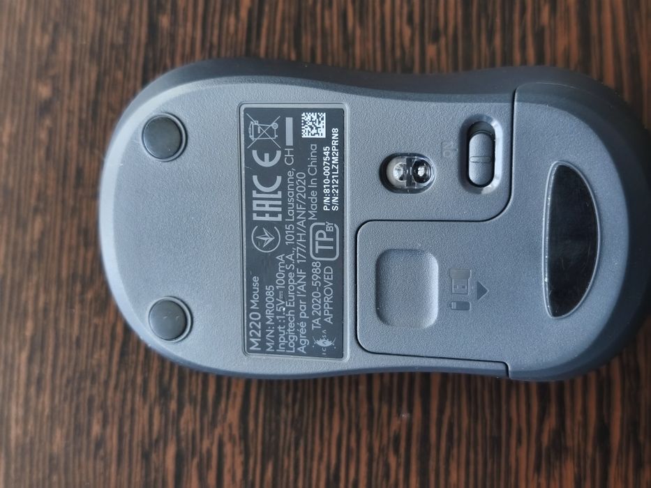 Mouse Wireless Logitech M220 Silent + Dongle USB Original (Stare Excelentă)