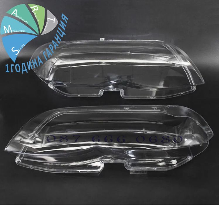 bmw X5 E53 капаци фарове е53 стъкла бмв фар капак крушка xenon