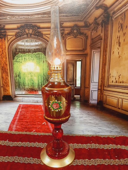 lampa cu petrol cristal