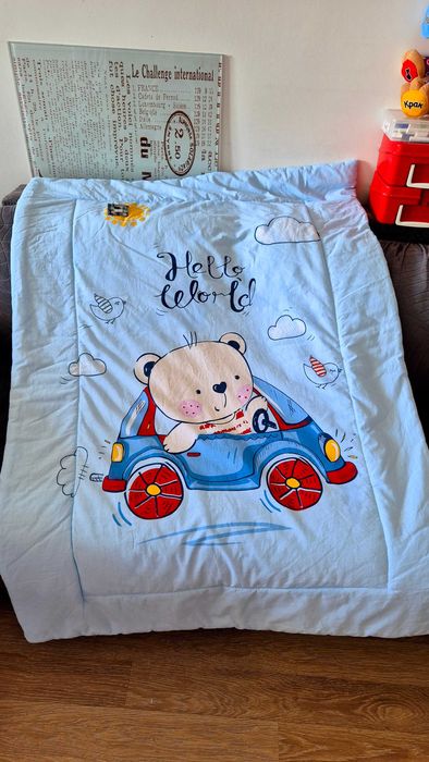 Намалена от 85лв нова завивка и обиколник за легло бебе Лорели