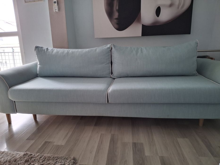 Canapea extensibila verde mint!