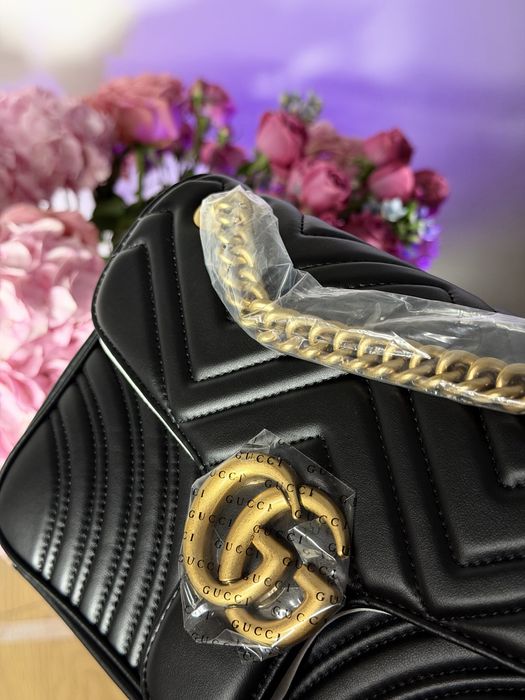 Черна дамска чанта Gucci