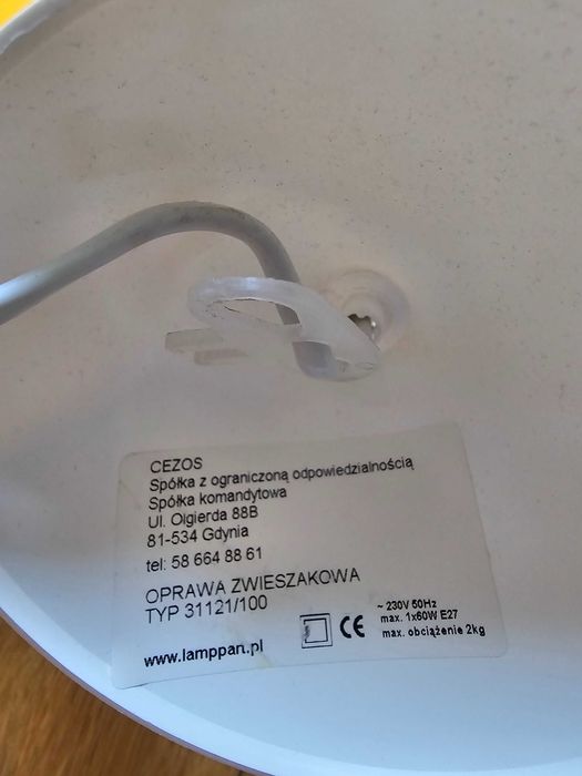 Vand lampă lună + un bec de rezerva