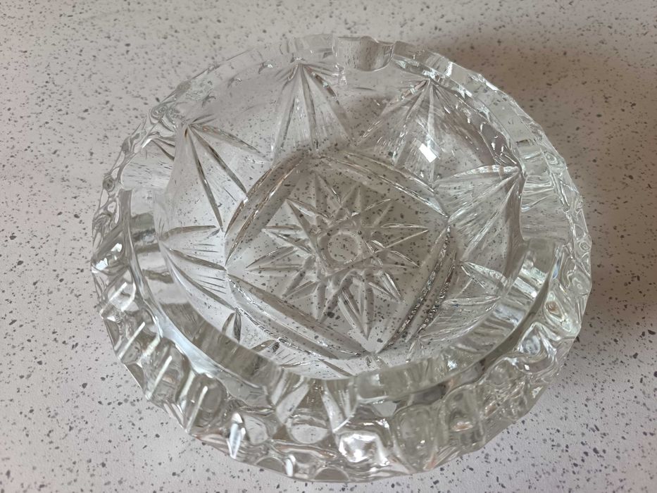 Scrumiera cristal Bohemia, 15, 5 cm