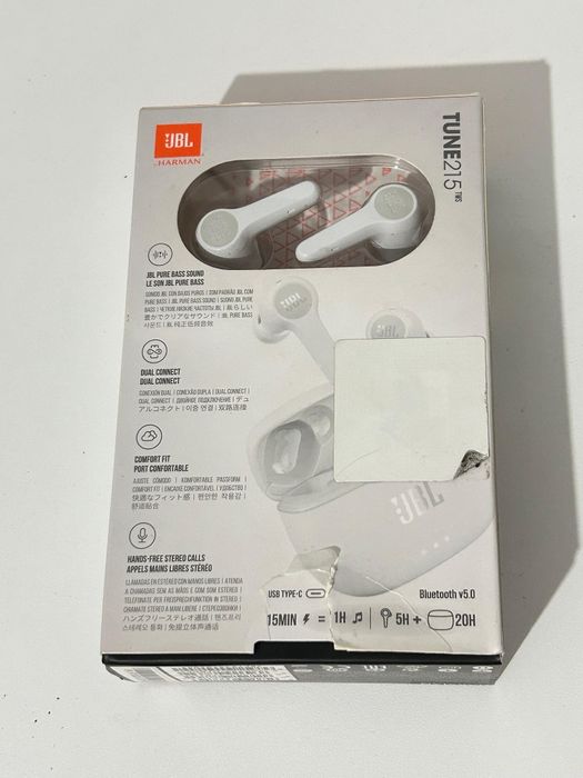Наушники JBL Tune 215 TWS белый